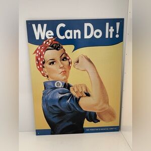 We Can Do It! Vintage Style Poster